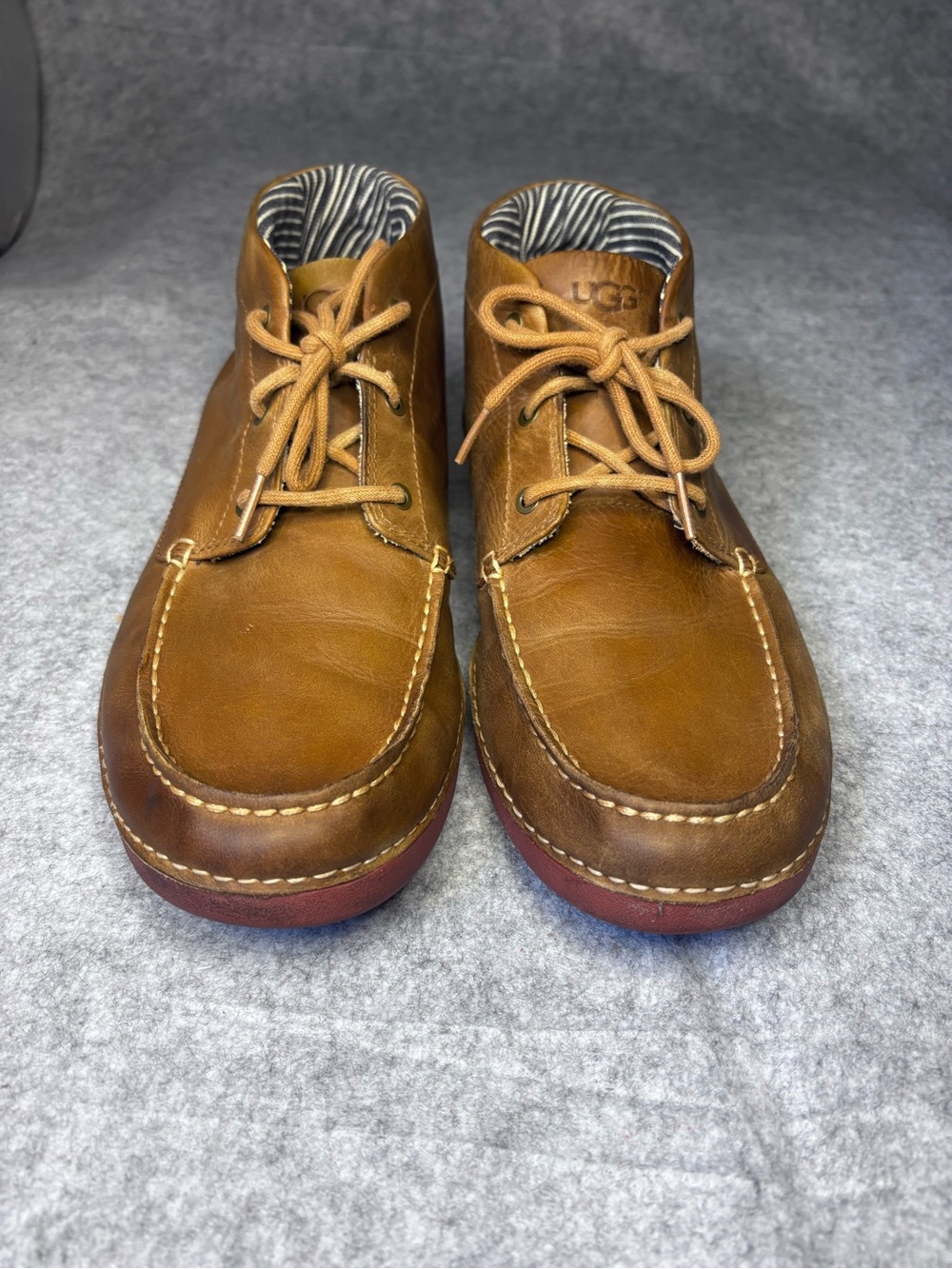 UGG Men’s Chestnut Brown Leather Chukka Boots